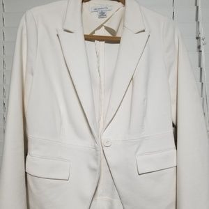 Liz Claiborne White/ Cream Blazer